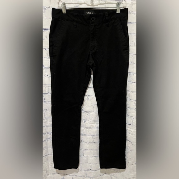Brixton Reserve Pant Standard Fit Mens Size 30x30 Black Pants Straight - Picture 1 of 7